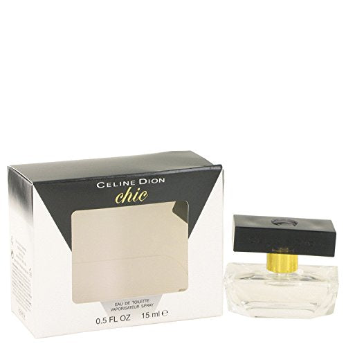 0.5 oz Mini EDT Spray Celine Dion Chic Perfume By Celine Dion Mini EDT Spray Perfume for Women ?Elegant fragrance?