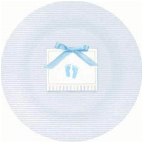 Soft Blue Small Paper Plates (8ct)