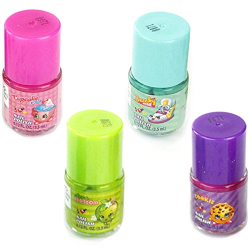 Shopkins Nail Polish Set with Nail Stickers
