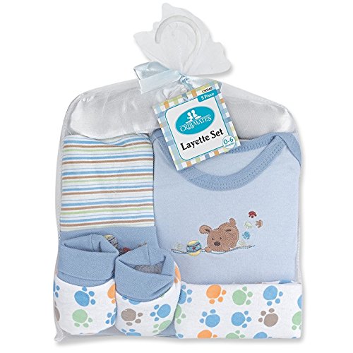 Regent Baby Crib Mates Gift Set CM3540, Blue/Pink