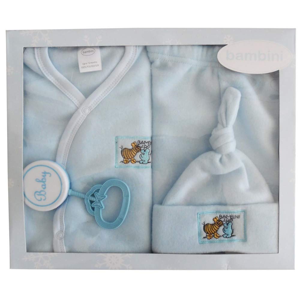 4 Piece Fleece Set - Blue