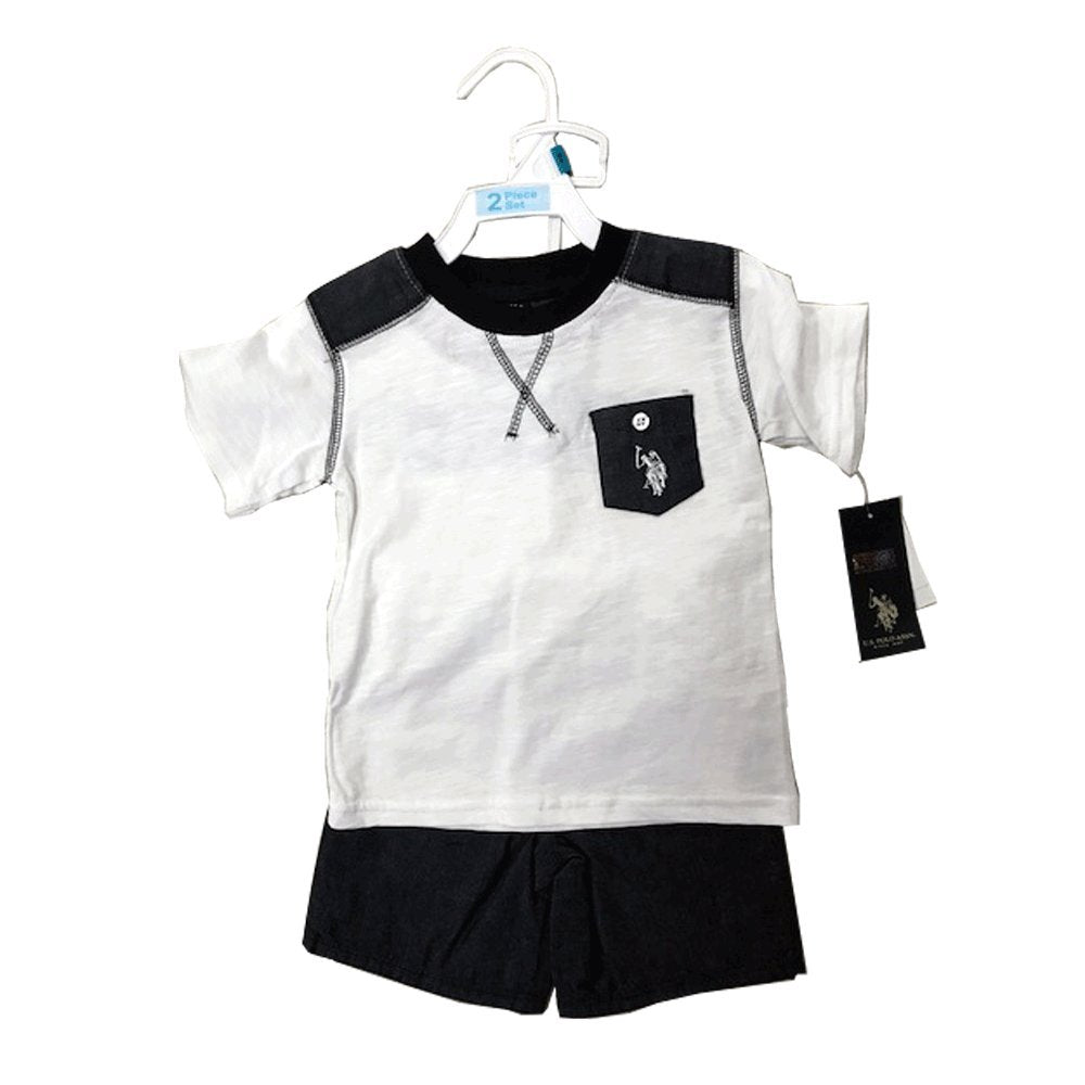 US Polo 2 Pieces Baby Boys Clothing Set (12-24 Months) | Kids Clothes | Boys Clothes