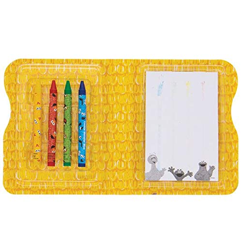 Sesame Street On-The-Go Drawing Kit, Paper Pad and Crayons, Elmo