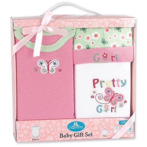 Regent Baby Crib Mates Gift Set CM3595, Blue/Pink
