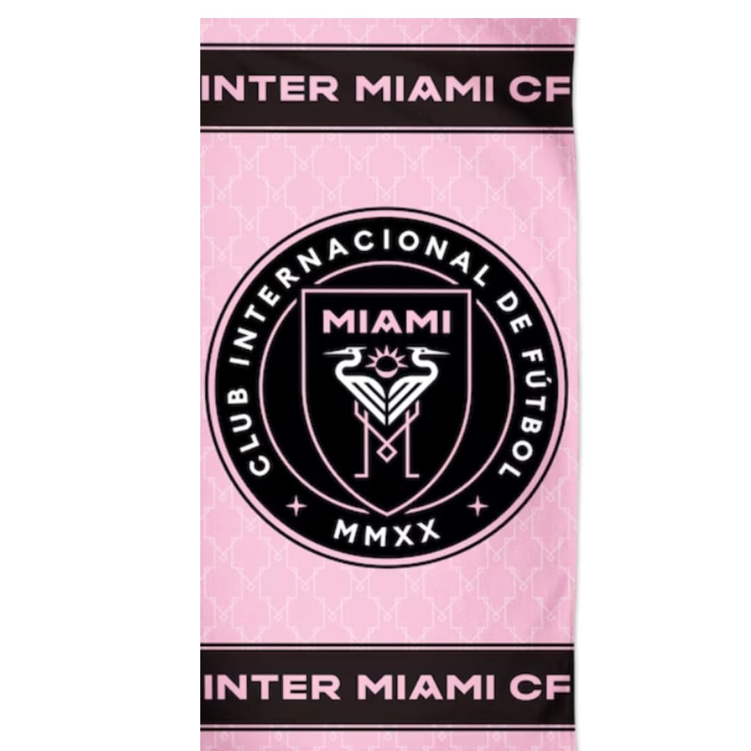 Pure Essence - Inter Miami FC Leo Messi Beach Towel 28X58