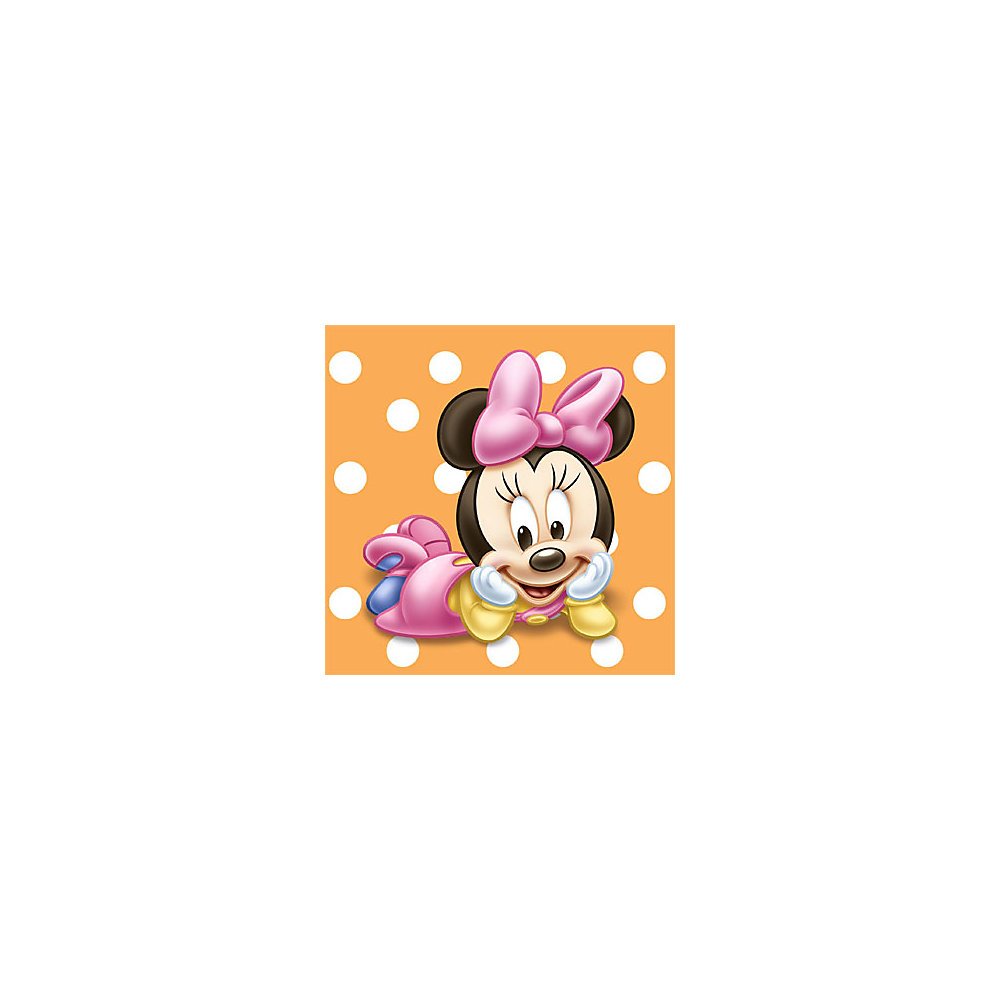 Disney Minnie's 1st Birthday Beverage Napkins (16)
