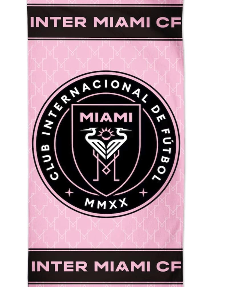 Pure Essence - Inter Miami FC Leo Messi Beach Towel 28X58