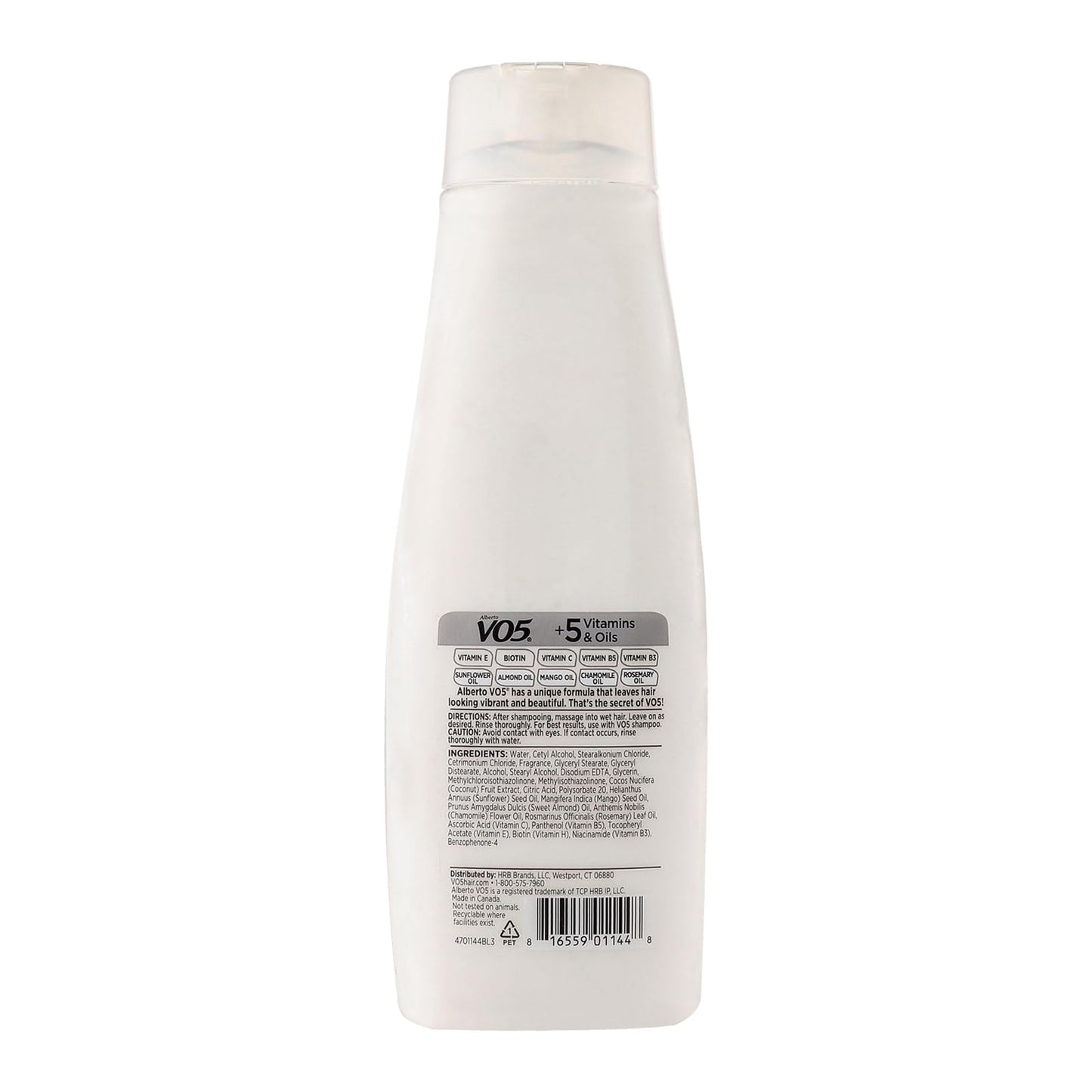 VO5 Alberto Island Coconut Revitalizing Conditioner - Hair Conditioner Formulated with Essential Vitamins and Oils - Tropical Fragrance - 15 oz