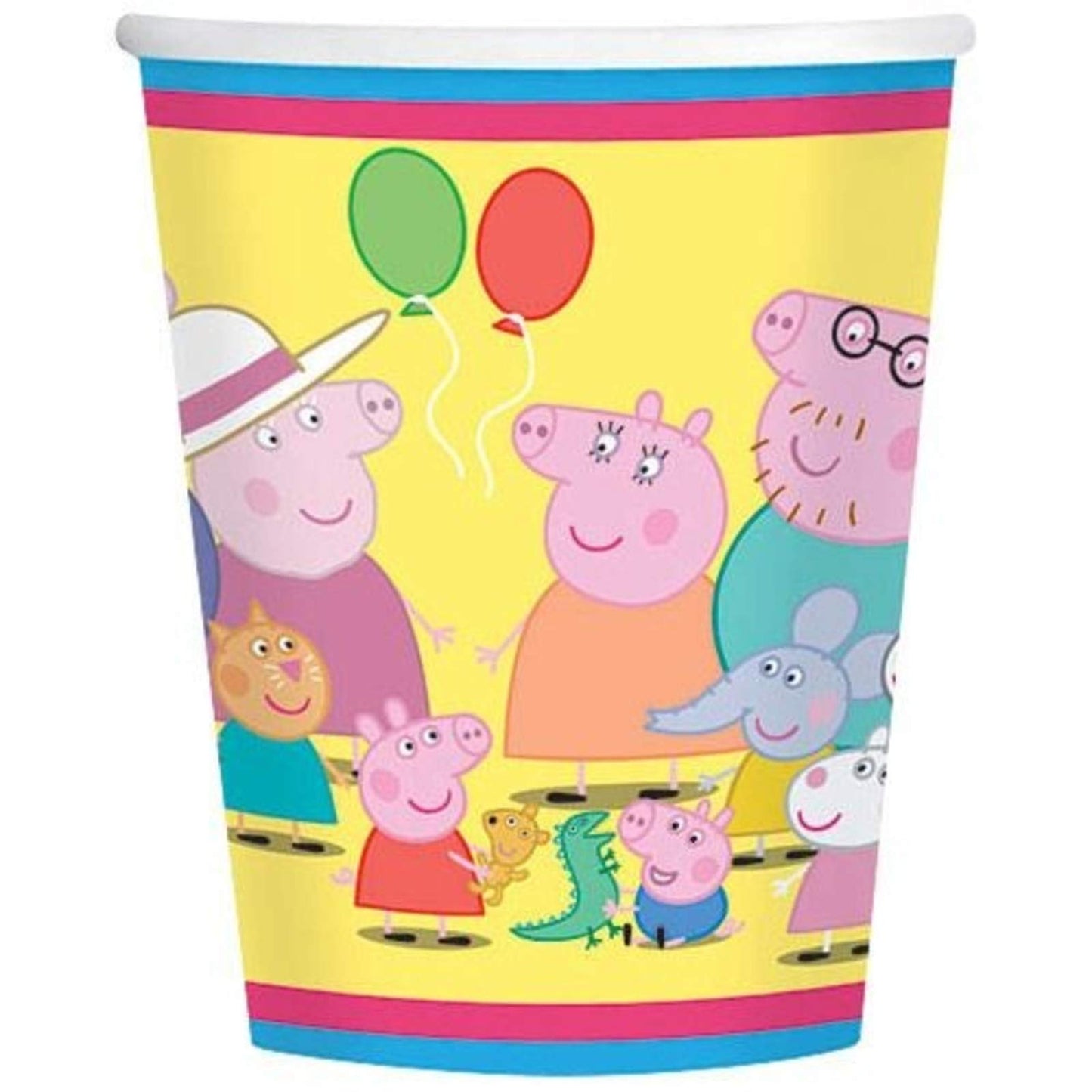 amscan Peppa Pig 9 oz. Paper Cups - 8 Count