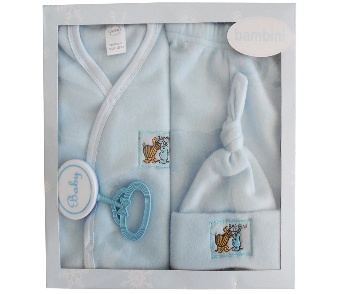 bambini 4 Piece Fleece Set - Blue