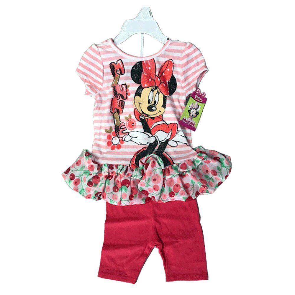 Disney Minnie Mouse Baby Girl 2 Pieces Set (12-24 Months) | Newborn Clothes for Girls