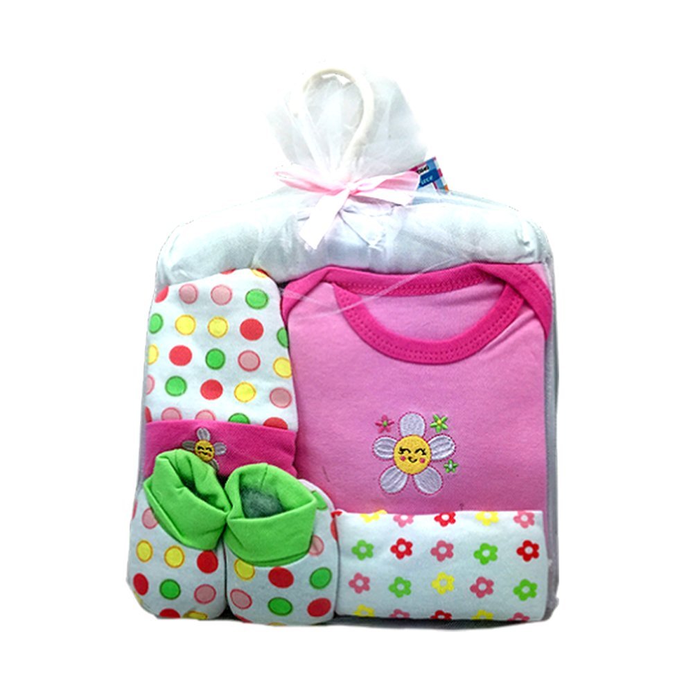 5 PCS BABY GIFT SET FOR BOYS OR GIRLS 0/6 MONTHS