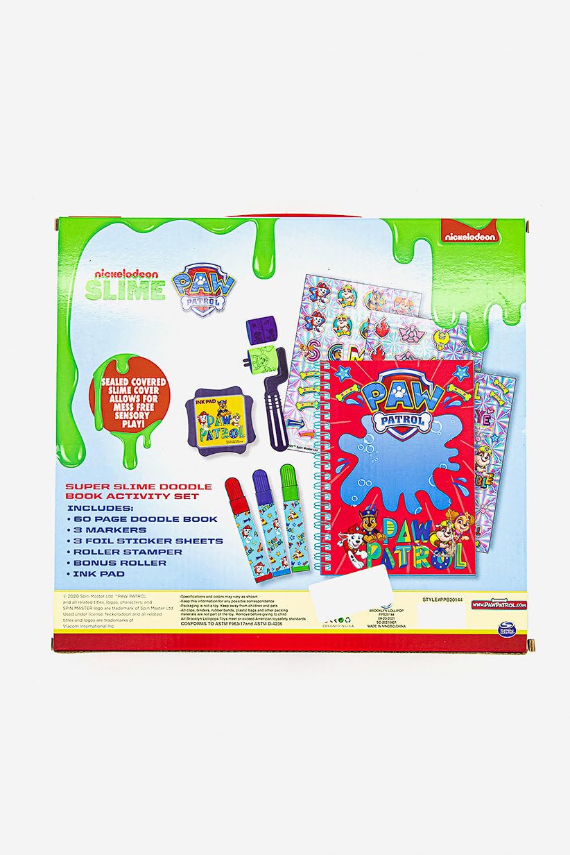 Paw Patrol Slime Journal with
