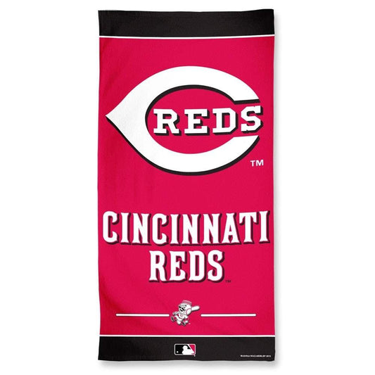 MLB Cincinnati Reds Towel30x60 Beach Towel, Team Colors, One Size