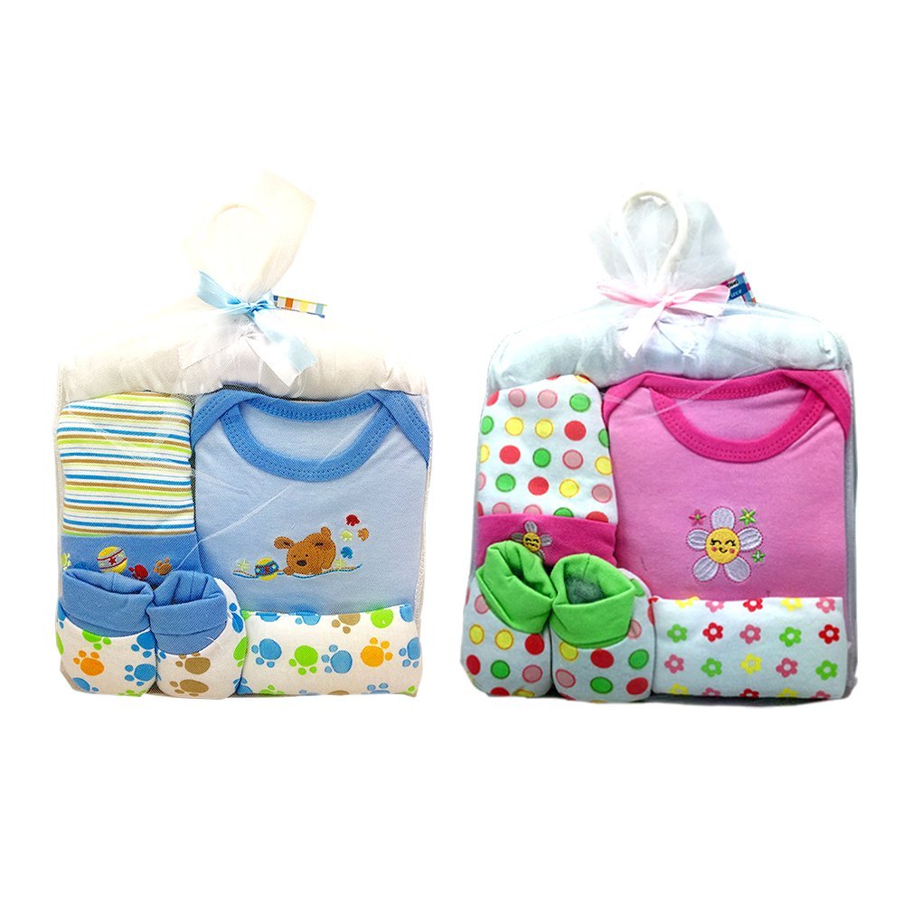 5 PCS BABY GIFT SET FOR BOYS OR GIRLS 0/6 MONTHS