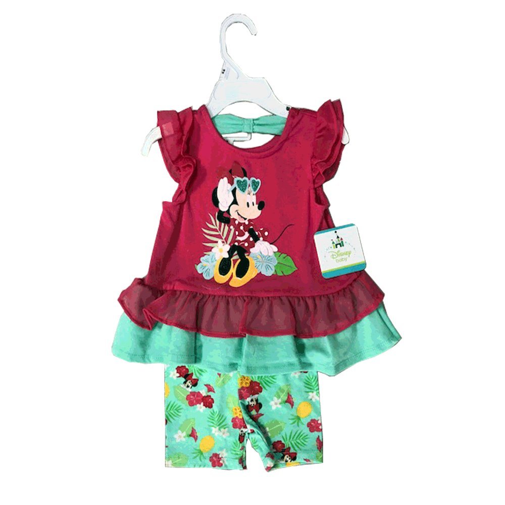 Disney Minnie Mouse Newborn Girl's 2 Pieces Set (12-24 Months) | Baby/Toddler Girls Clothing 2020