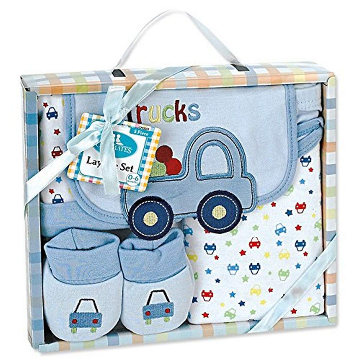 Regent Baby Crib Mates Gift Set CM3555, Blue/Pink