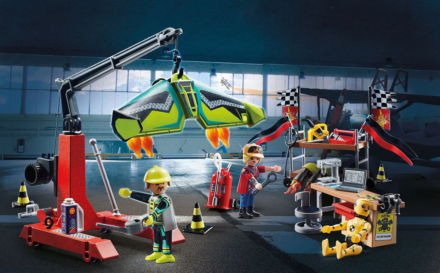 Playmobil Air Stunt Show Service Station