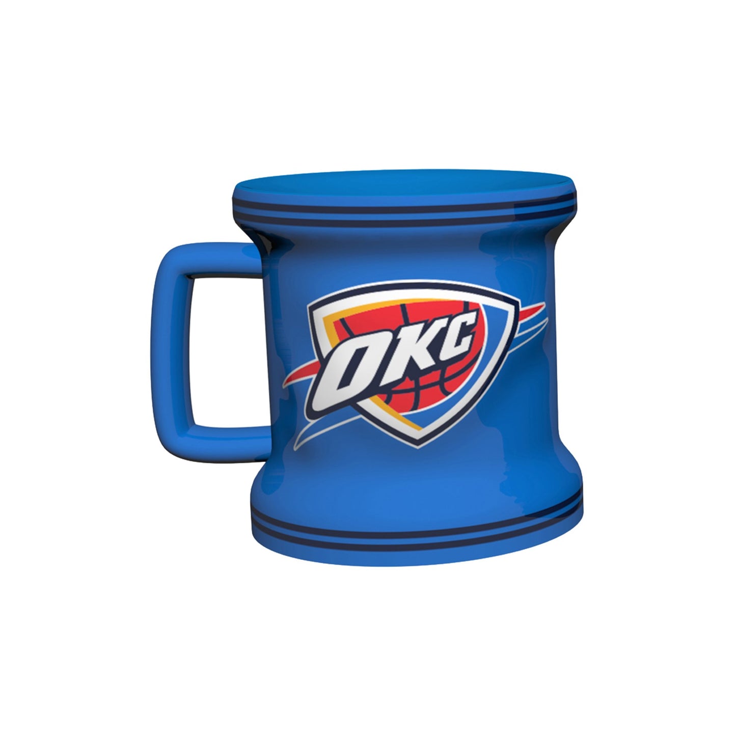 Boelter Brands NBA Mens NBA Sculpted Mini Mug, 2-Ounce