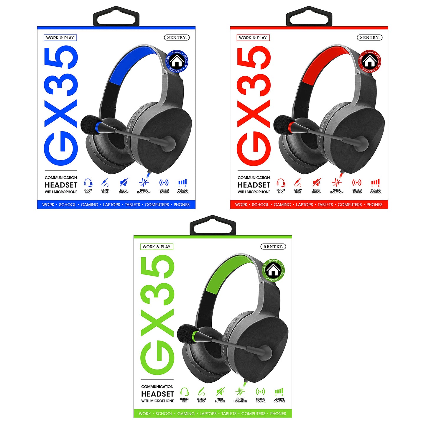 Sentry HPXGX35 Gaming Headset with Microphone