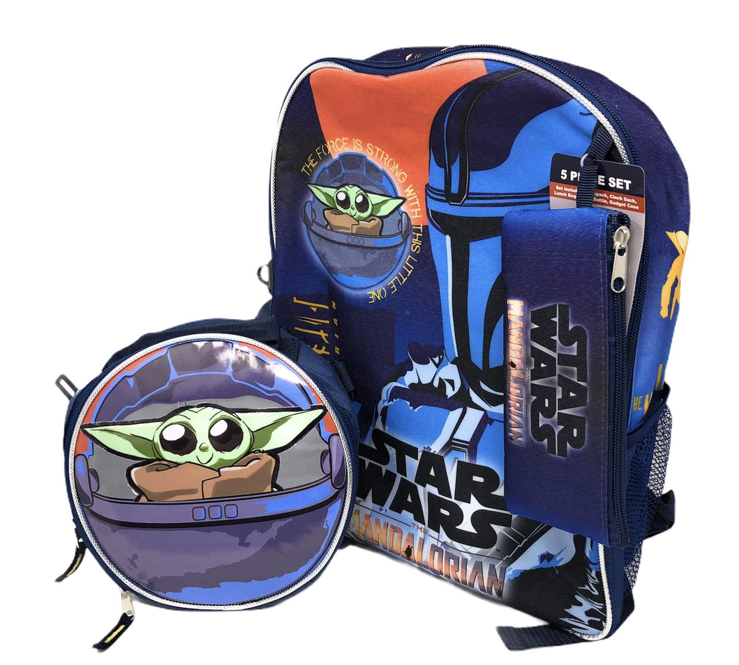 Star Wars The Mandalorian Dinn Djarin 5-Piece Backpack Set