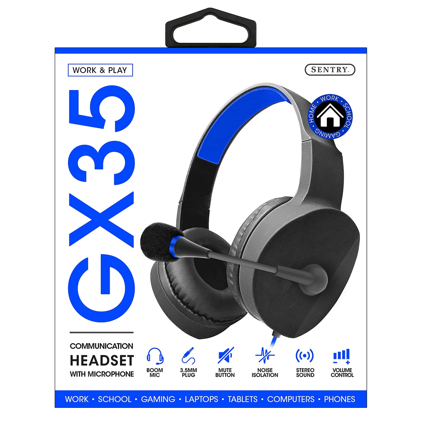 Sentry HPXGX35 Gaming Headset with Microphone
