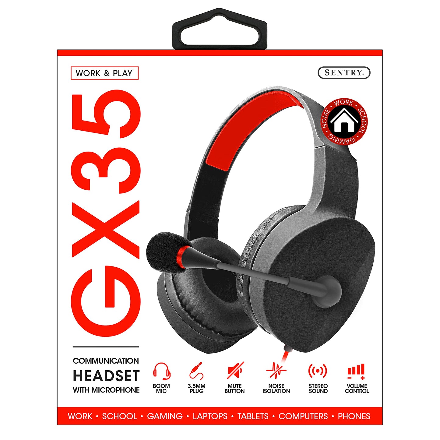 Sentry HPXGX35 Gaming Headset with Microphone