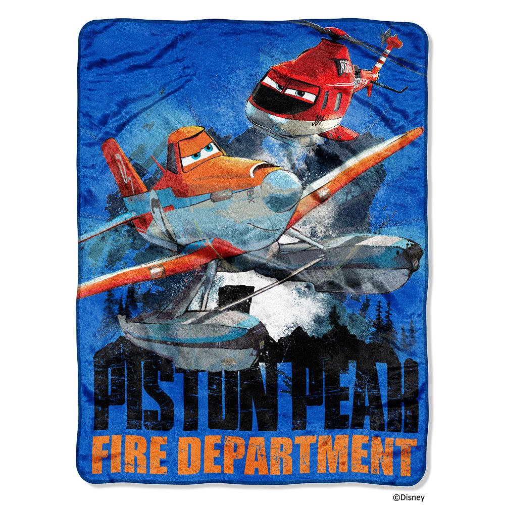 Northwest Disney's Planes Fire & Rescue Planes to The Rescue Micro Raschel Throw - 46"x60"