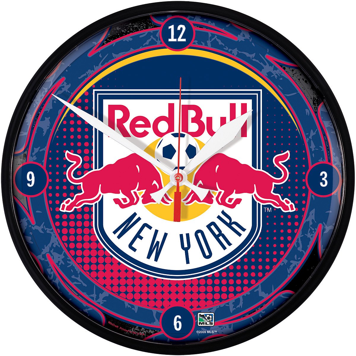 Wincraft New York Red Bulls Round Clock