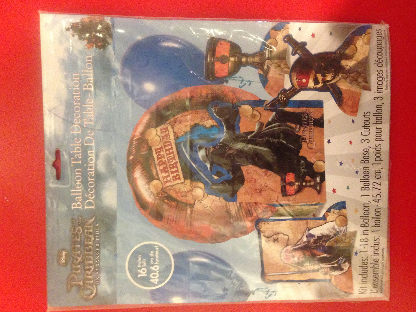 119048 Pirates of the Caribbean Balloon Table Decoration