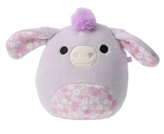 Squishmallows 4.5" Delzi The Donkey with Floral Belly