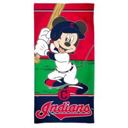 Cleveland Guardians MICKEY Spectra Beach Towel 30" x 60"