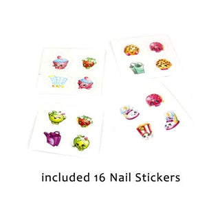 Shopkins Nail Polish Set with Nail Stickers