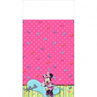 amscan Minnie Mouse Bowtique Plastic Tablecover