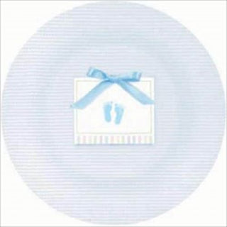 Soft Blue Small Paper Plates (8ct)