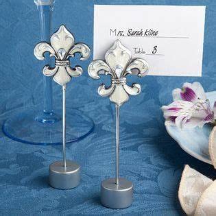 Fleur de Lis Place Card Holder Favors for Reception or Party