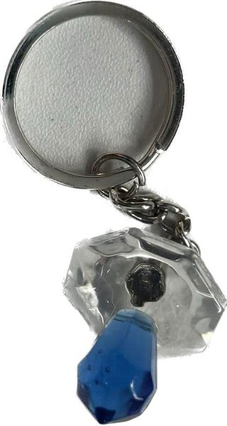 Baby Boy Blue Crystal Pacifier Key Chain