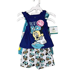 Disney Minnie Mouse 3 Pieces Clothing Set for Baby/Toddler Girls (12-24 Months) 2020 | 100% Cotton