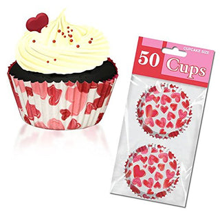 Heart Cupcake Cups - Unit of 50