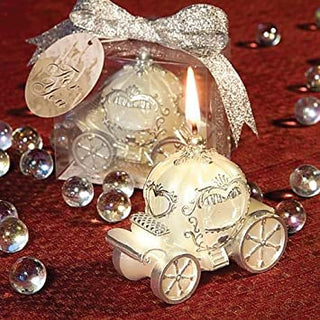 Carriage Pearl & Silver Design with Candle Decoration