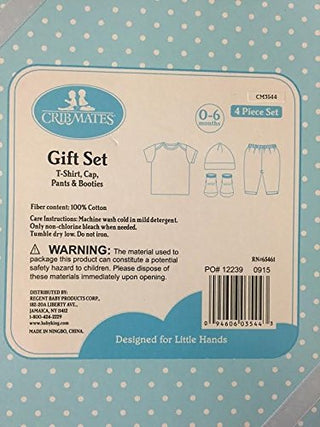 Regent Baby Crib Mates Gift Set CM3544, Blue