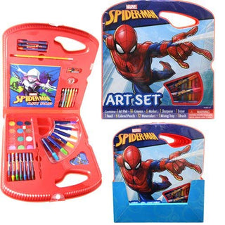 Spiderman Complete Paint, Coloring & Art Set (35+ Pieces) for Toddler/Kids/Teen | Summer 2020