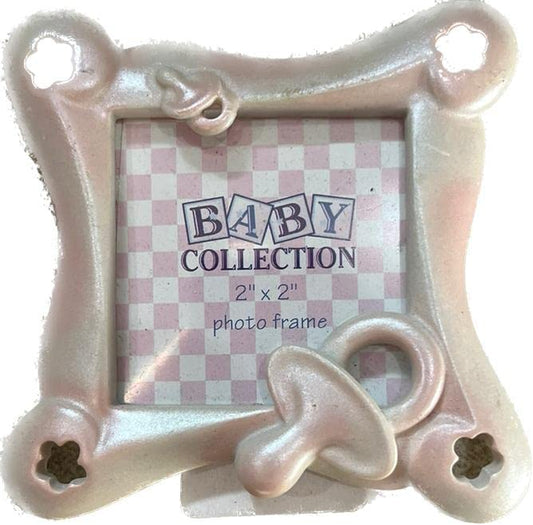 Nenborn Baby Girl Pink Mini Decorative Picture Frame