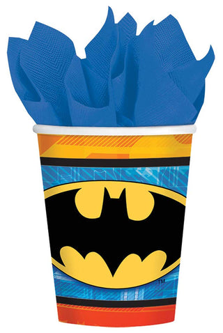 BATMAN CUPS 9 OZ 8 PK