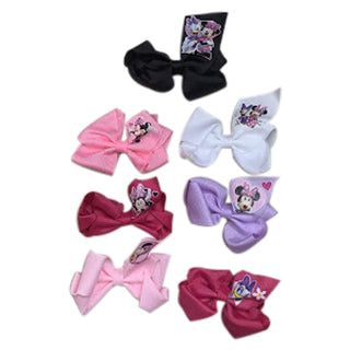 Disney Minnie Mouse 7 Day Accessory Set Bow a Day with Bow Holder & Storage Bag for Kids/Toddler/Teen Girls 2020