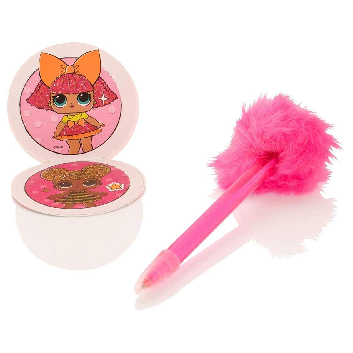 L.O.L. Surprise! Diary with Pom Pen on Card, Small, Pink