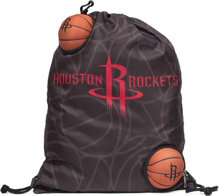 MACCABI ART Officially Licensed NBA Houston Rockets Ball to Drawstring Bag