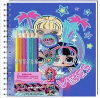 L.O.L Surprise 9 Pieces Complete Color Sketchbook Set for Kids Girls 2020