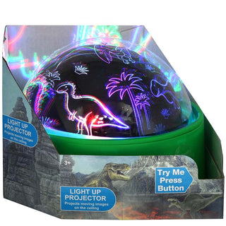 United Pacific Designs 33100FZ: Dinosaur Light Up Projector in Color Box, Multicolor