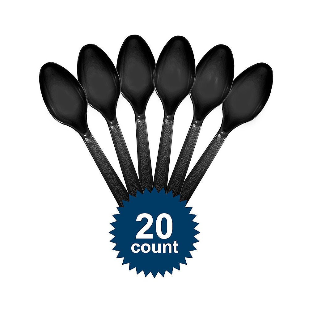 Black Premium Quality Spoons 24ct